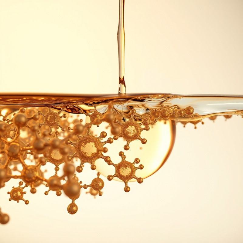 Oil and Water Separation Creating Cellular Structures