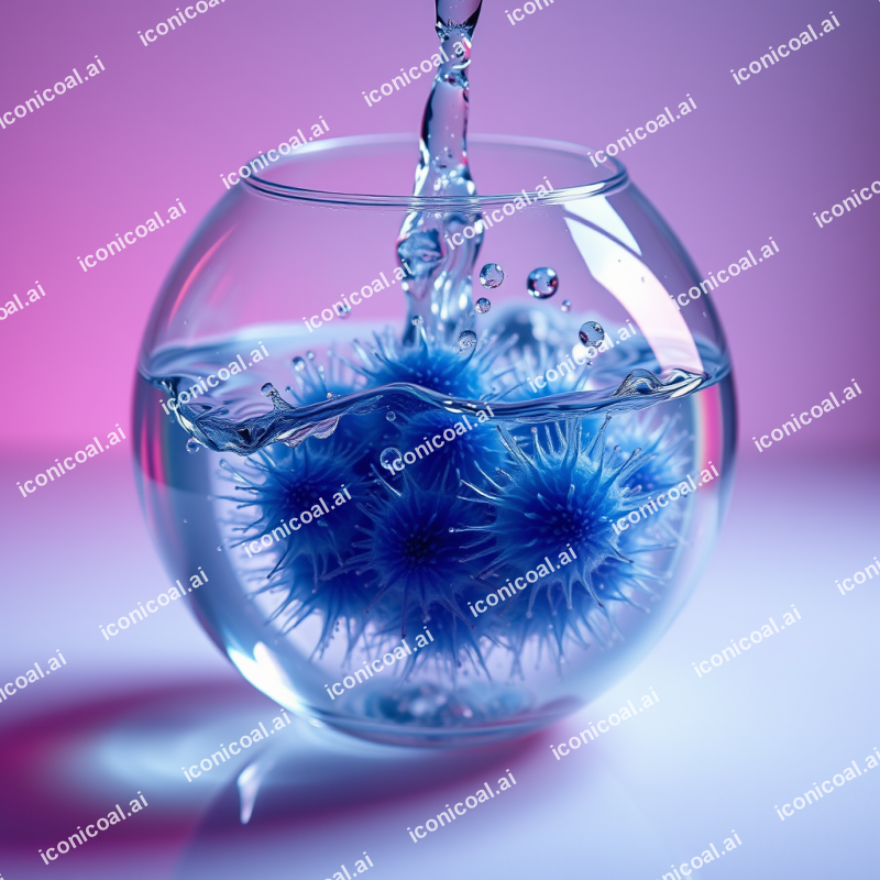 Oil And Water Separation Creating Psychedelic Cellular St...