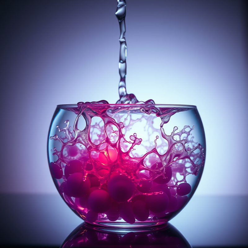 Oil and Water Separation Creating Psychedelic Cellular St...