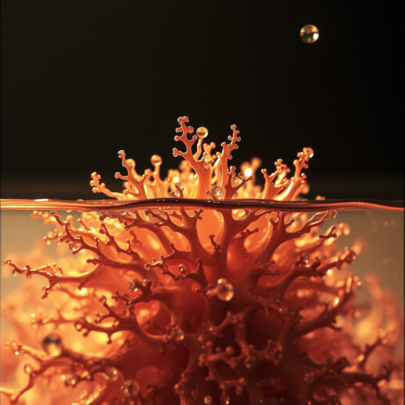 Oil and Water Separation Creating Psychedelic Cellular St...