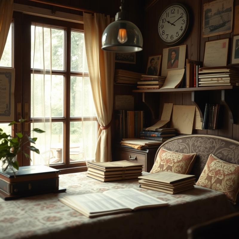 Old Postcards and Letters Correspondence Nostalgia