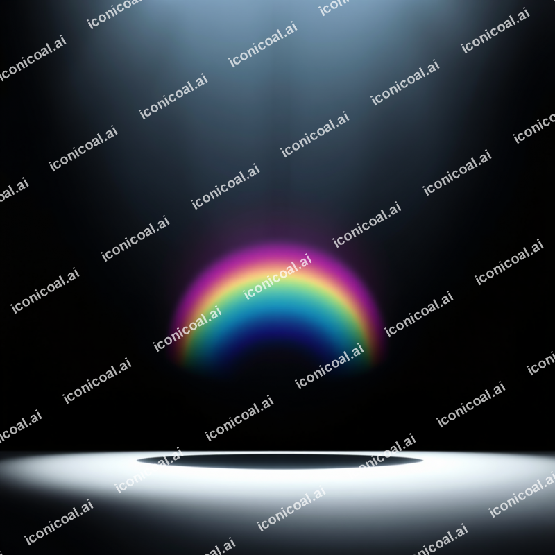 Oxidized Titanium Showing Spectrum Color Bands