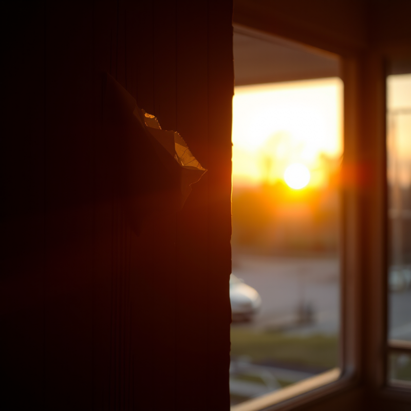 Peeling Paint Layers Revealing Decades of Color Beneath