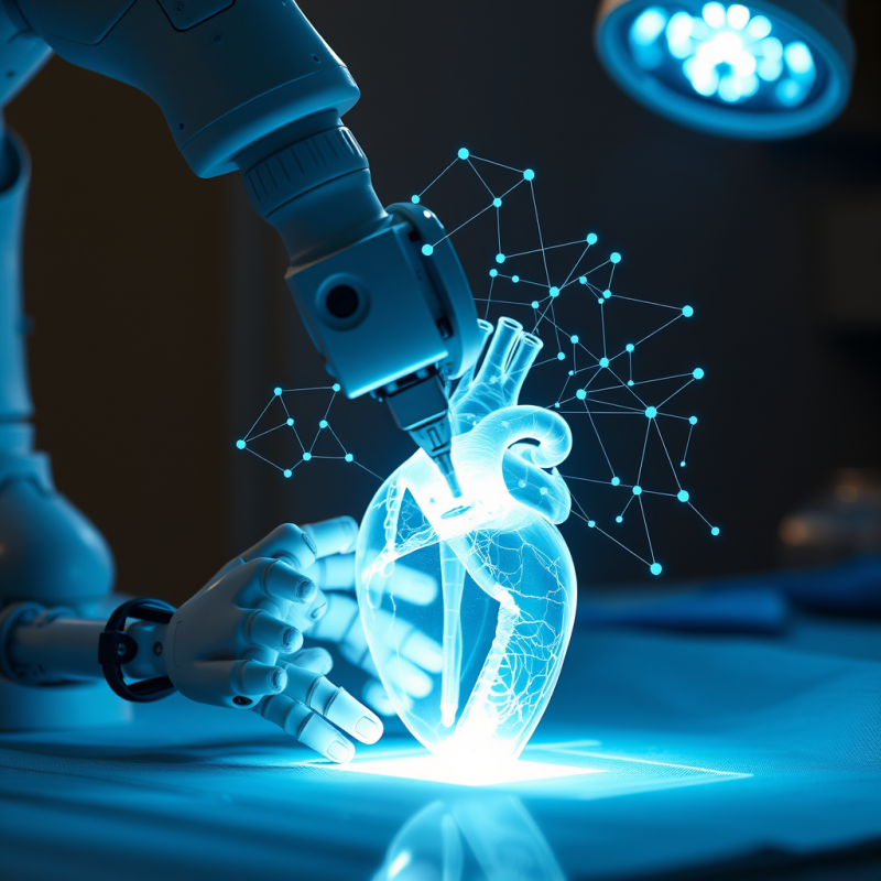 Robotic Arm Performs Precise Surgery on a Glowing,