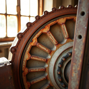 Rust Patterns On Abandoned Machinery