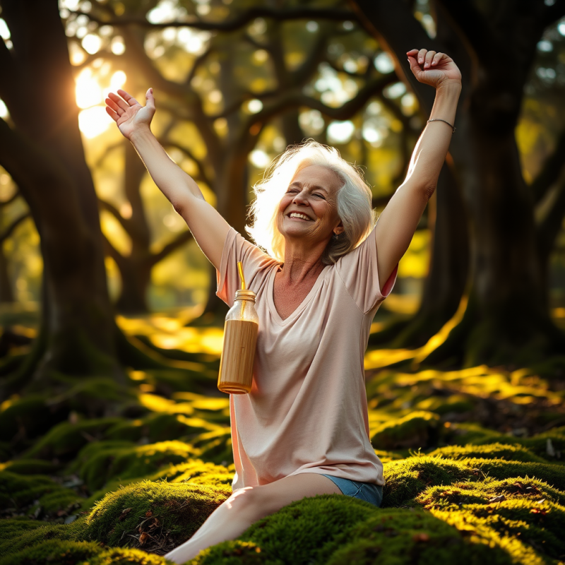 Senior Woman with Silver Hair