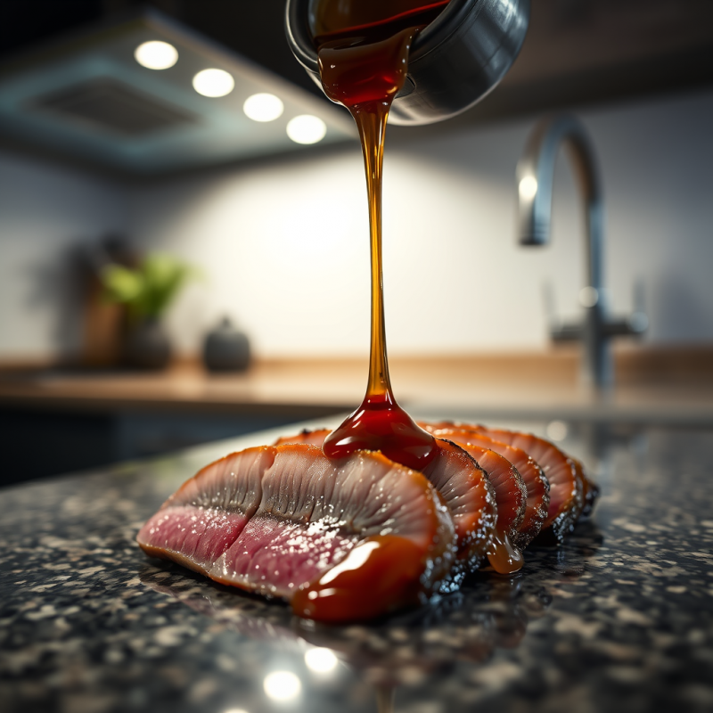 Single Amber-hued Pour of Goldenrod-colored Koji-marina...