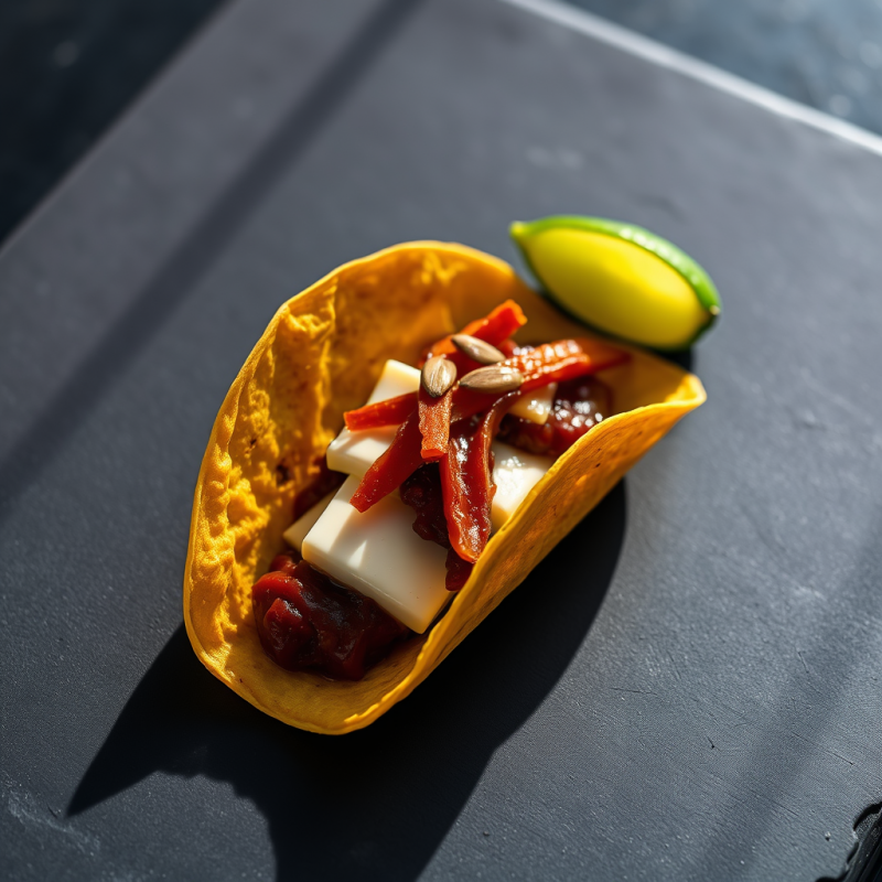 Single Golden-brown Taco Shell