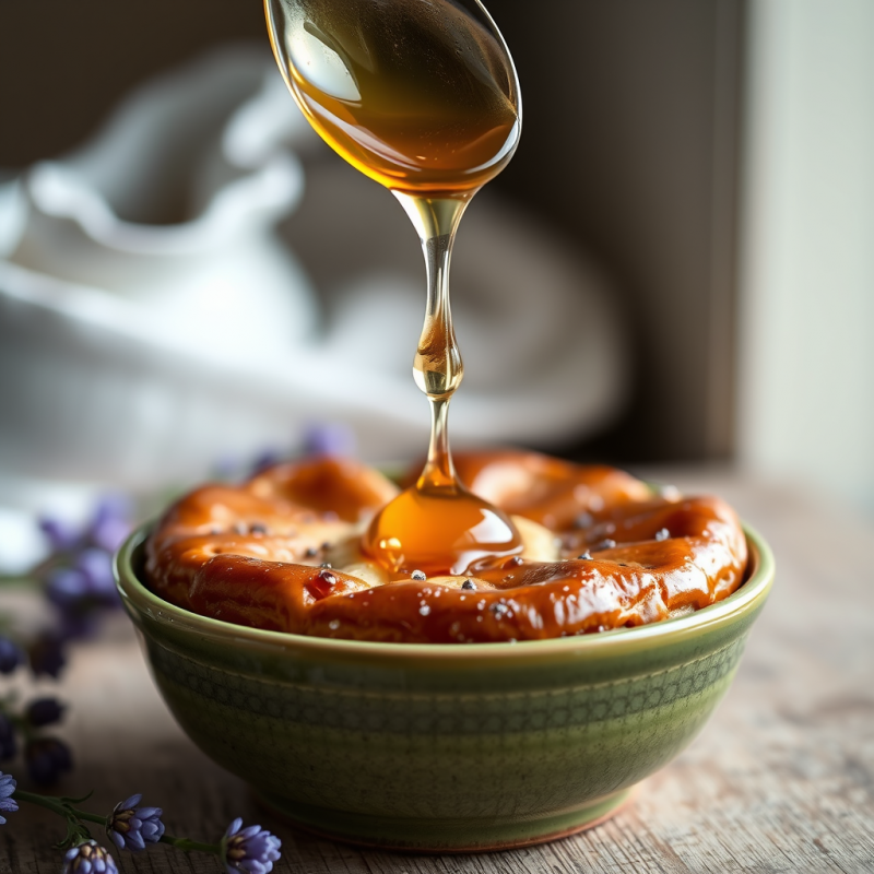 Single-handedly Crafted Artisanal Lavender Honeycomb Br...