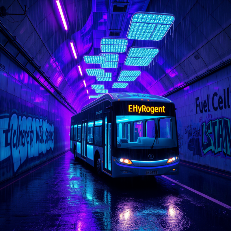 Single Hydrogen Fuel Cell Bus