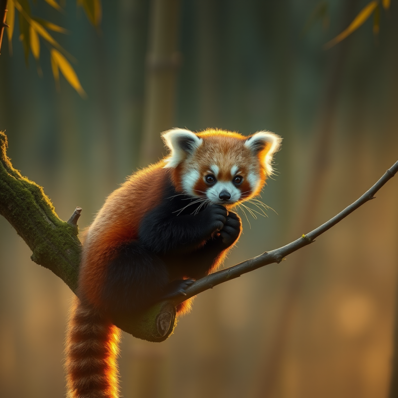 Single Red Panda