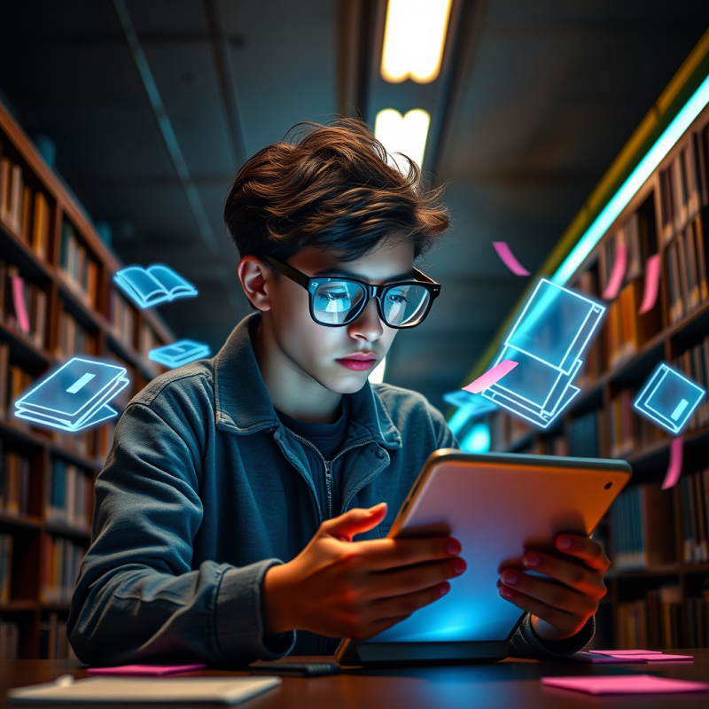 Student Wearing Oversized