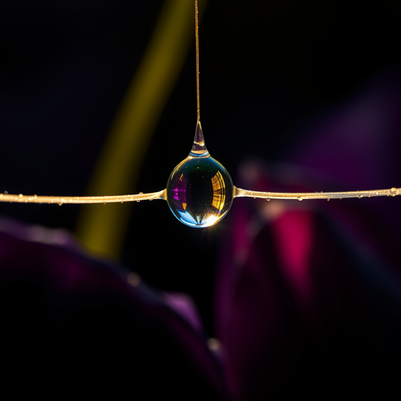 Stunning Macro Shot of a Single Water Droplet