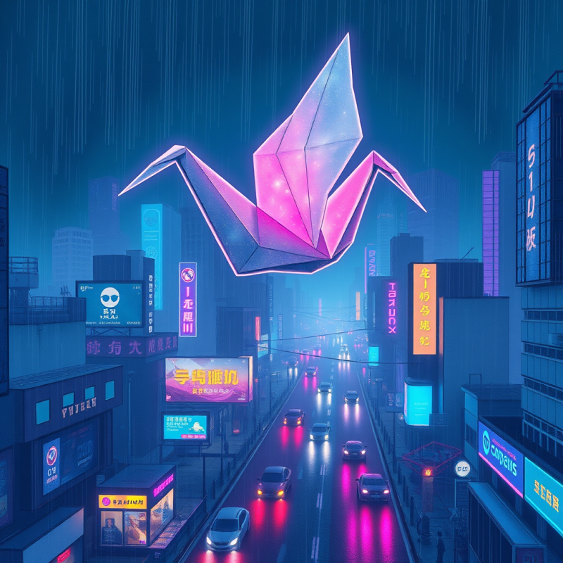 Surreal Digital Illustration of a Giant