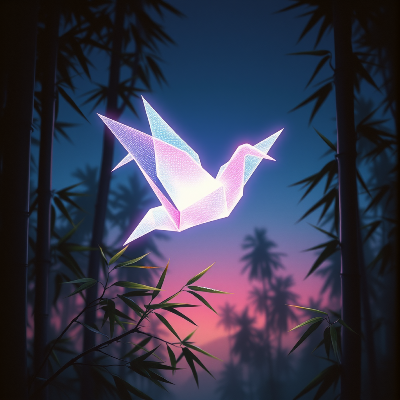 Surrealist Illustration of a Glowing