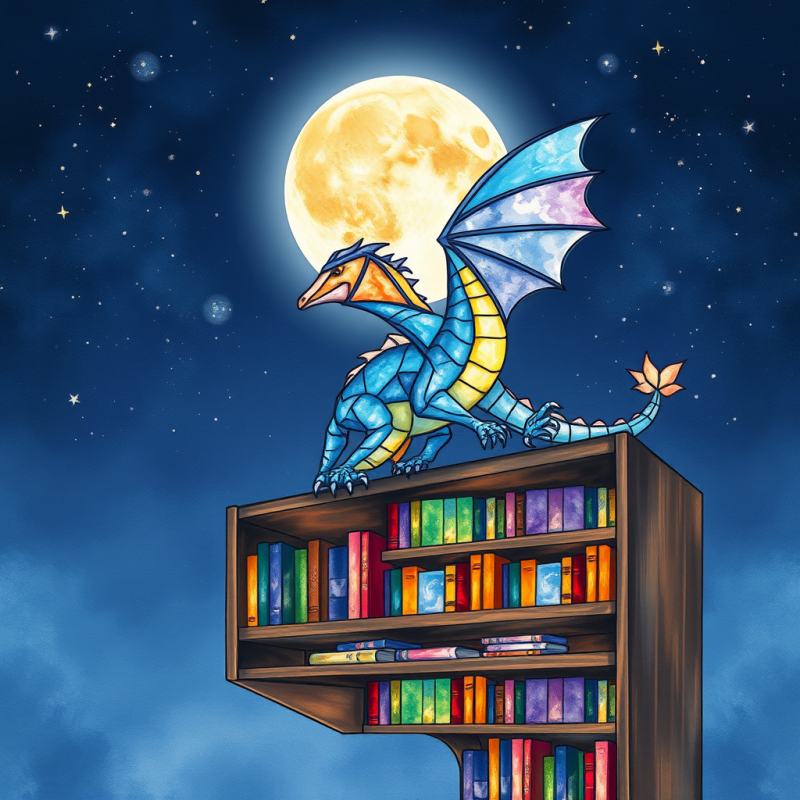 Surrealist Watercolor Illustration of a Glowing