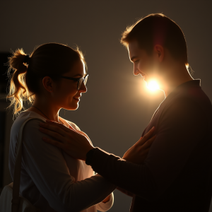 Teacher Helping Student One-on-one Supportive Education M...