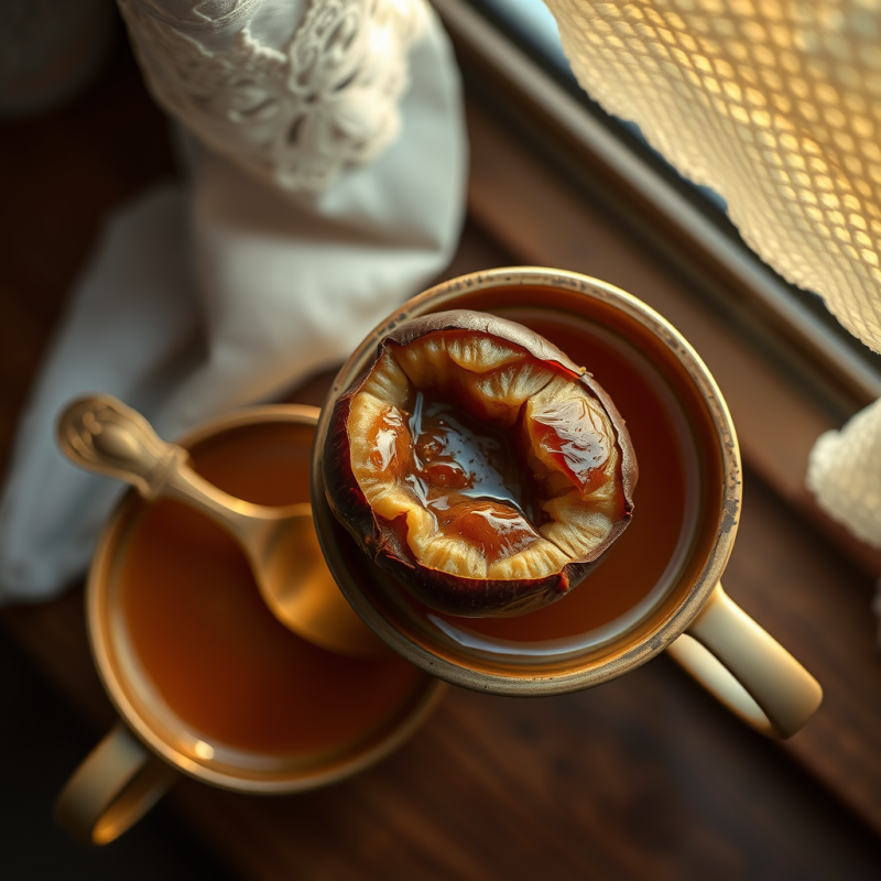 Top-down Close-up of a Single