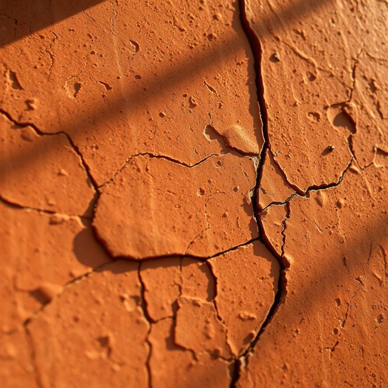Ultra-close-up of a Cracked