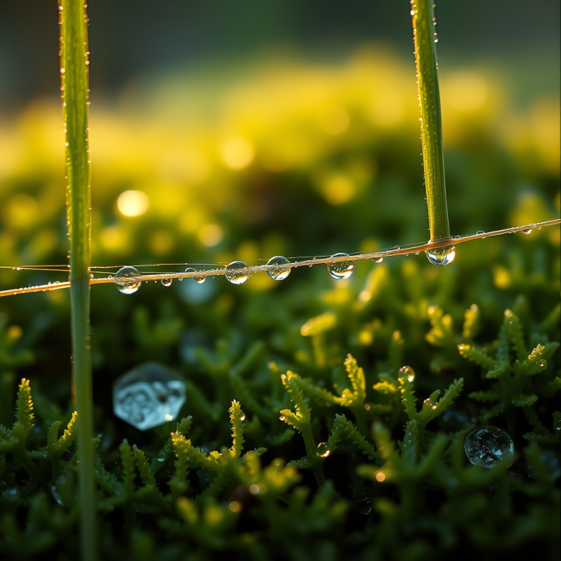 Vertical Macro Shot of a Single