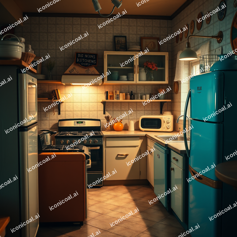 Vintage Kitchen Appliances Retro Home Nostalgia