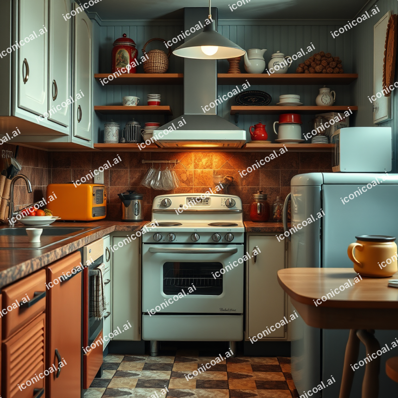 Vintage Kitchen Appliances Retro Home Nostalgia