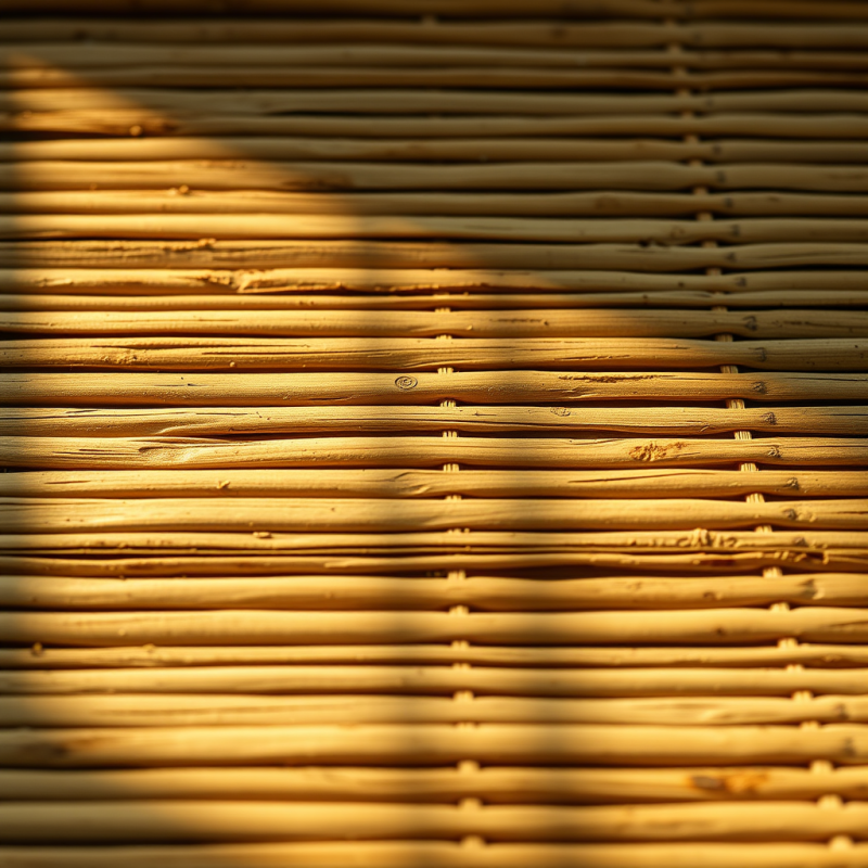 Warm Golden Light Highlights the Natural Texture of