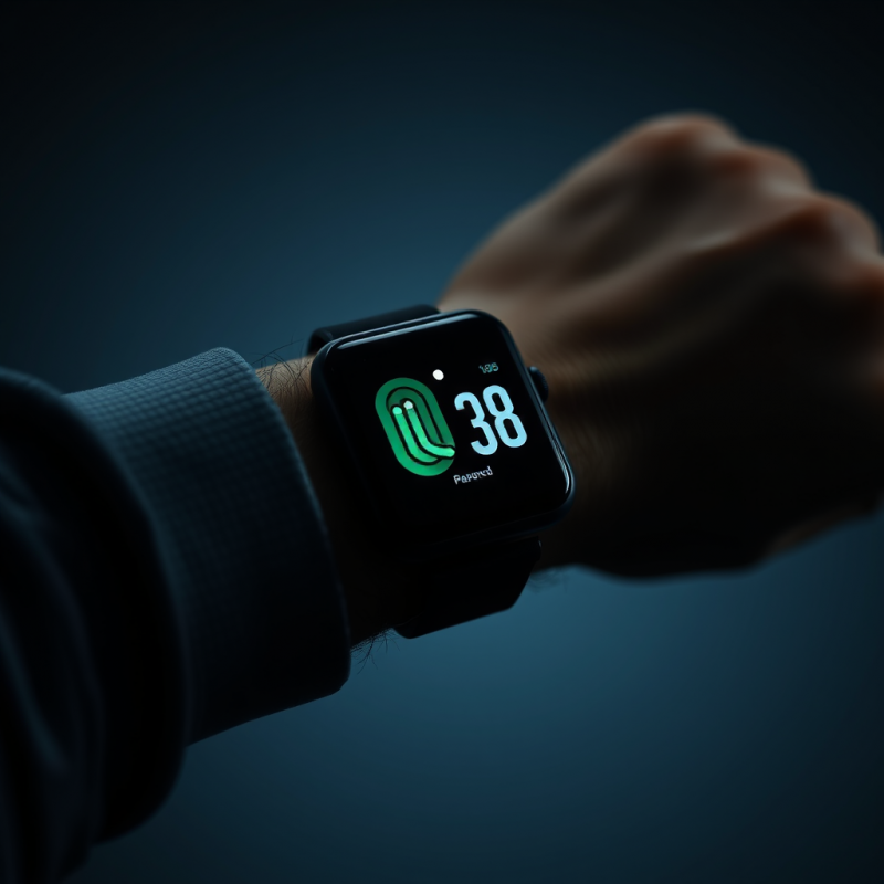 Wearable Fitness Tracker on Wrist Health Technology