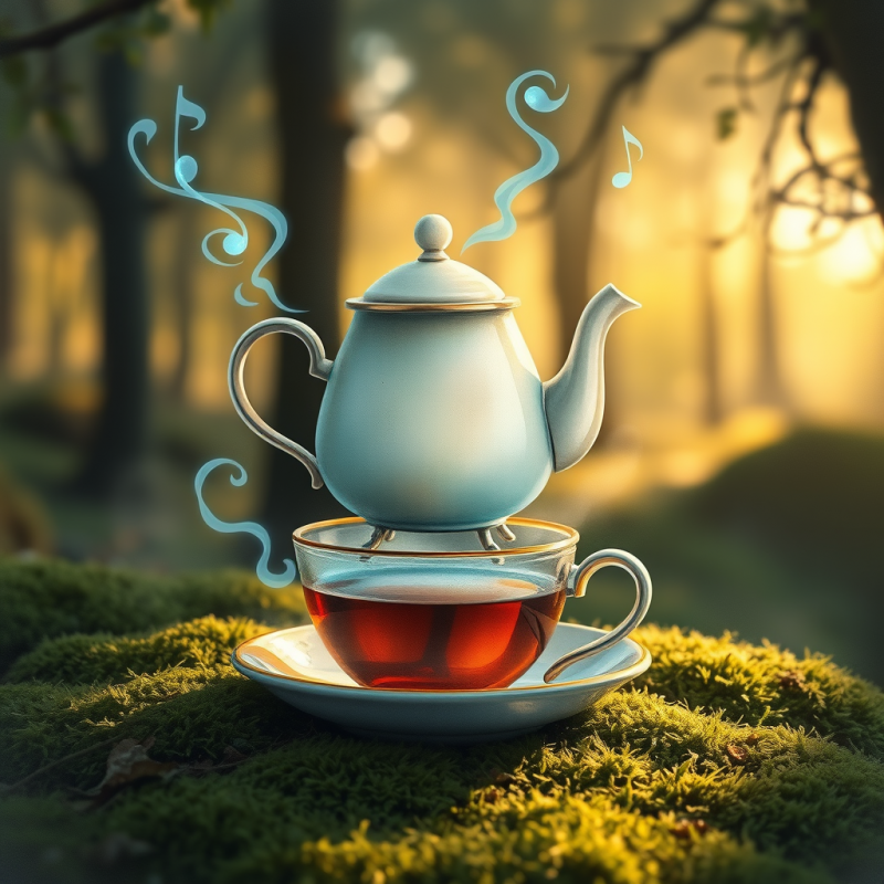 Whimsical Watercolor Illustration of a Sentient Teapot ...