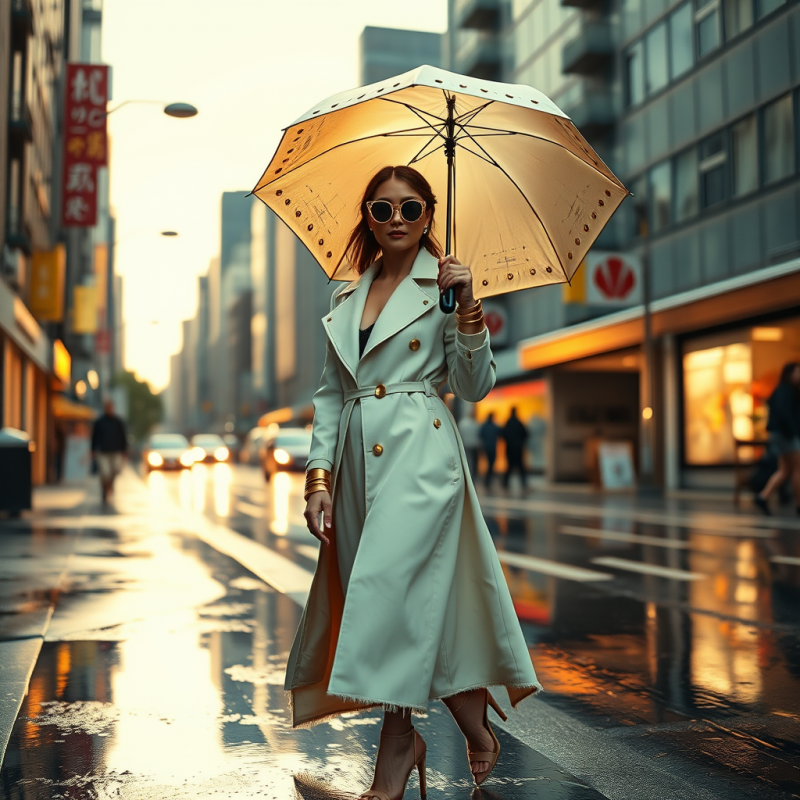 Woman in a Sculptural