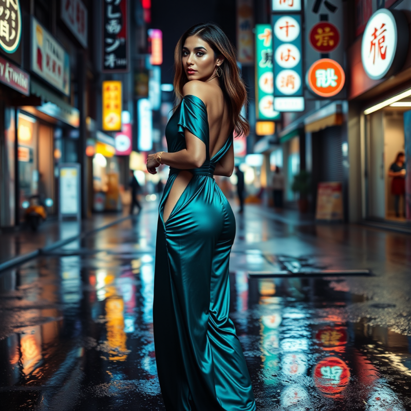 Woman in a Shimmering