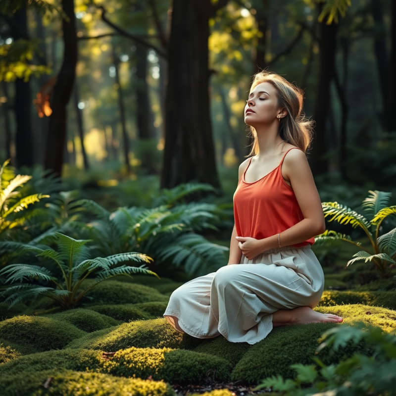 Meditation in the Forest