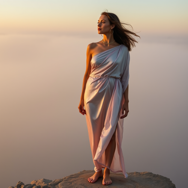 Woman in a Translucent