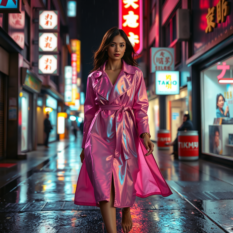 Woman in a Translucent