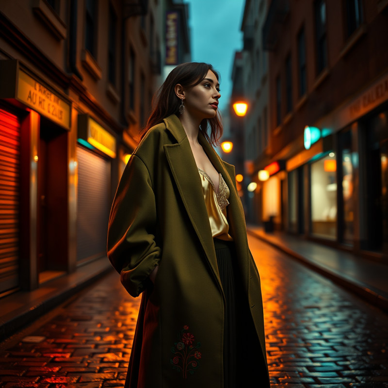 Woman in a Voluminous