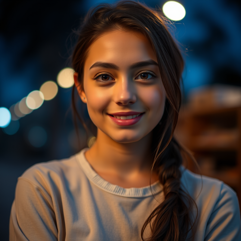 Young Professional Confident Portrait Natural Lighting He...