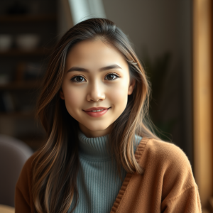 Young Professional Confident Portrait Natural Lighting He...