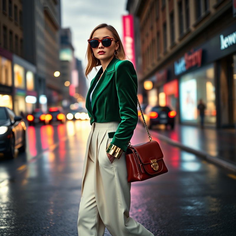 Young Woman in a Cropped