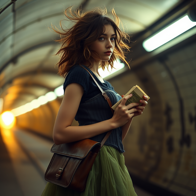 Young Woman with Wild