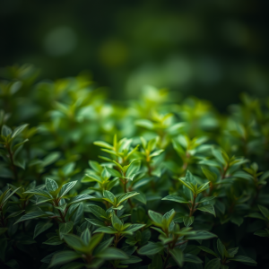 Green Foliage Blurred Nature Background Organic Fresh