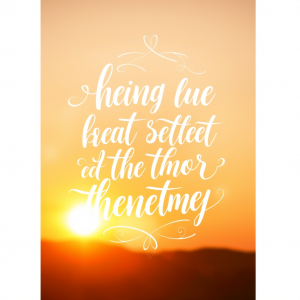 Hand-lettering Calligraphy Artwork Inspirational Quote De...