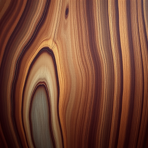Cross-section Of Exotic Wood Grain