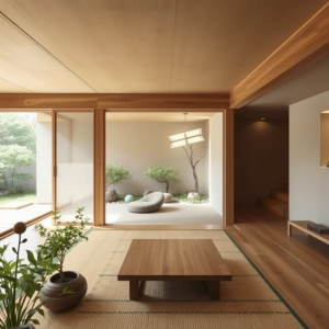Minimalist Japanese Home Interior With Natural Materials ...