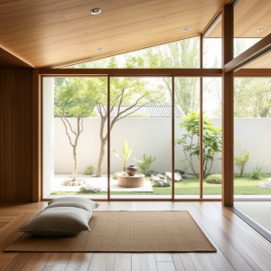 Minimalist Japanese Home Interior With Natural Materials ...
