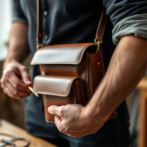 Leather Bag Craftsmanship Details Artisan Quality Focus