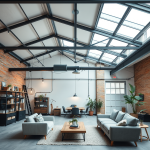 Converted Warehouse Loft With Industrial Charm And Modern...